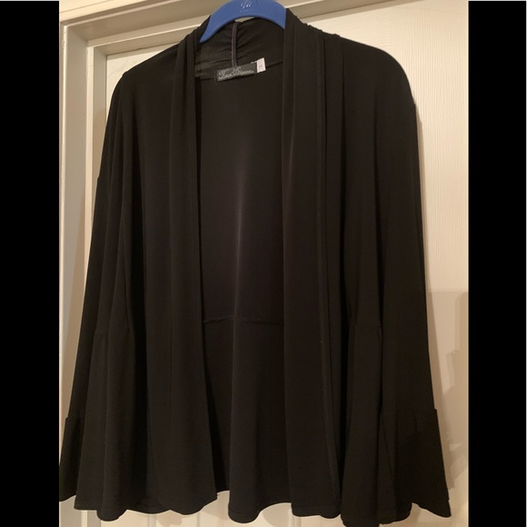 Black Dress Cardigan Size L - Picture 1 of 4